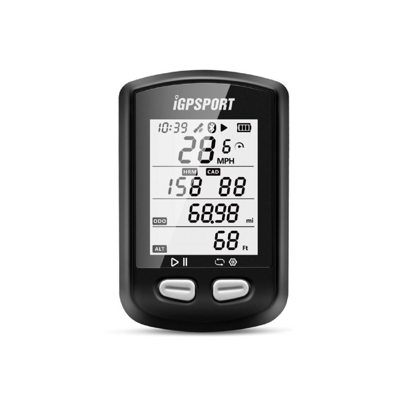 Igpsport Igs10s Kerékpáros Számítógép Vezeték Nélküli Bluetooth 5.0 Ant+ Pulzusmérővel És Sebesség-pedálfordulat Érzékelő Csatlakozással Vízálló Kerékpár Sebességmérő