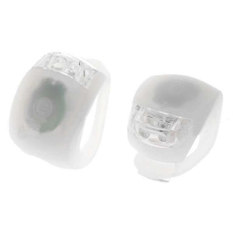 Kerékpár Led 3 Módú Ködlámpa Fehér 2 Db Cr2032 Elemmel