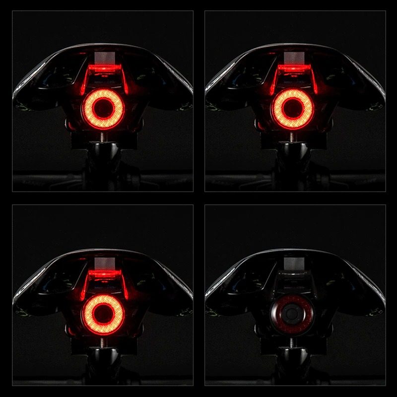 Kerékpár Smart Auto Brake Sensing Light Ipx6 Vízálló Led