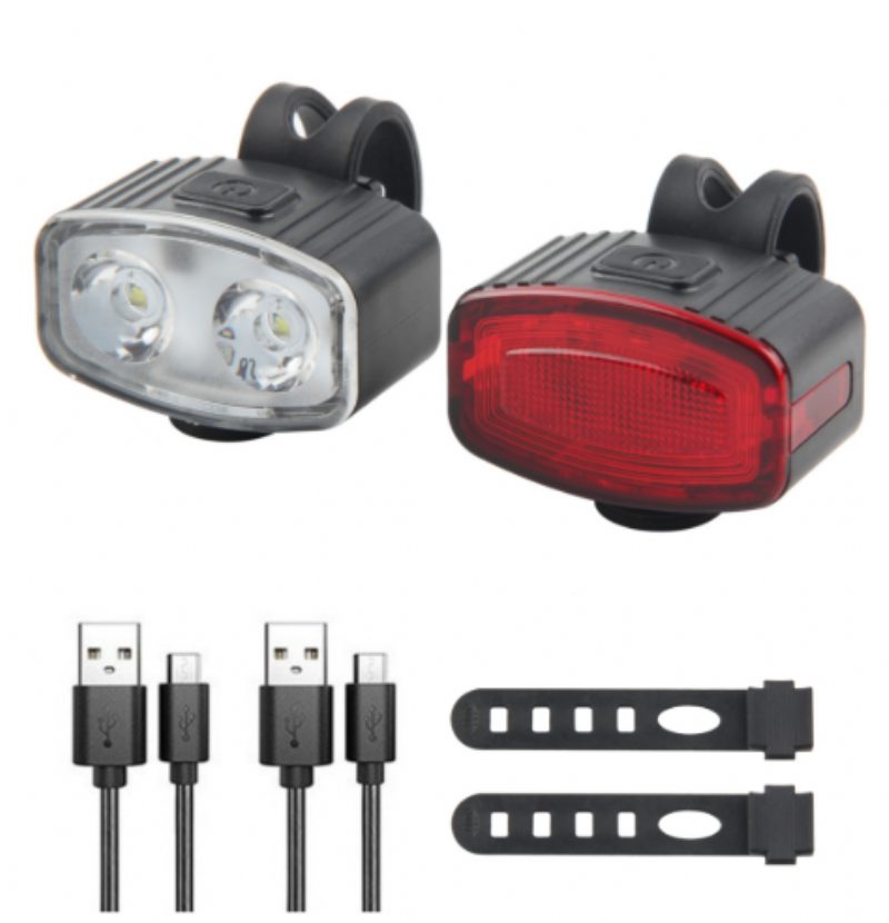 Kerékpár Usb Újratölthető Hátsó Lámpa Első Készlet Led Kerékpárhoz És Lámpák Tartozékok