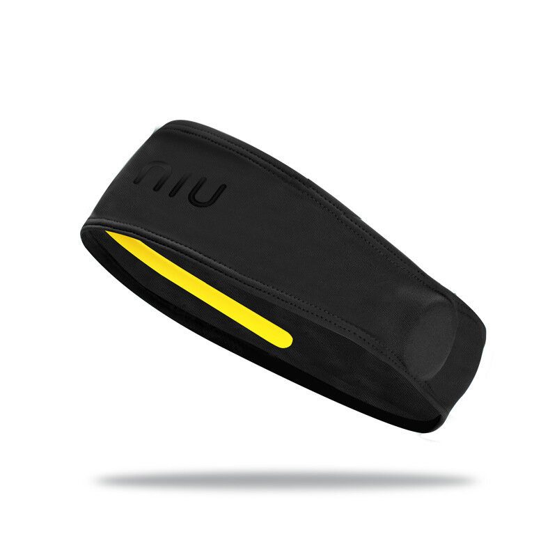 Niu Fejpántos Verejtékpántos Bluetooth 4.1 V Beépített Mikrofon Izzadságvezető Öv A Fitneszhez