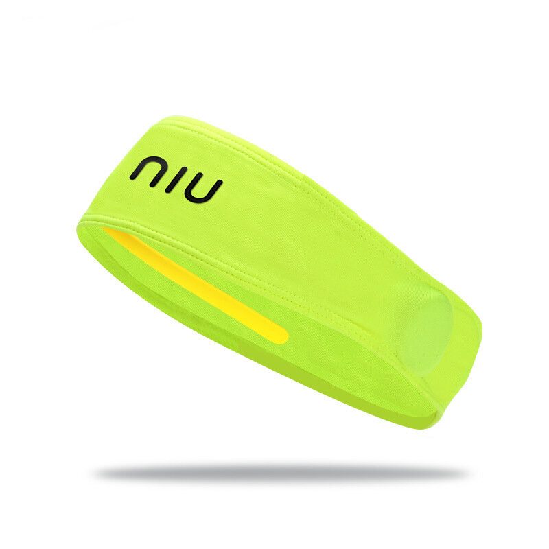Niu Fejpántos Verejtékpántos Bluetooth 4.1 V Beépített Mikrofon Izzadságvezető Öv A Fitneszhez
