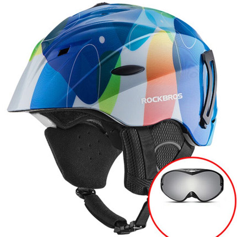 Rockbros Sport Szabadtéri Kerékpáros Snowboard Bukósisak Ultrakönnyű Sísisak Fülvédő Sisak
