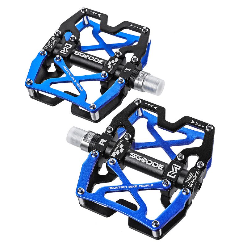 Sgodde 1 Pár Csúszásgátló Kerékpárpedál 3 Csapágyas Alumínium Ötvözet Kerékpáros Kerékpárplatform Kerékpár Pedál Tartozékok Alkatrész Országúti Bmx Mtb Kerékpárhoz