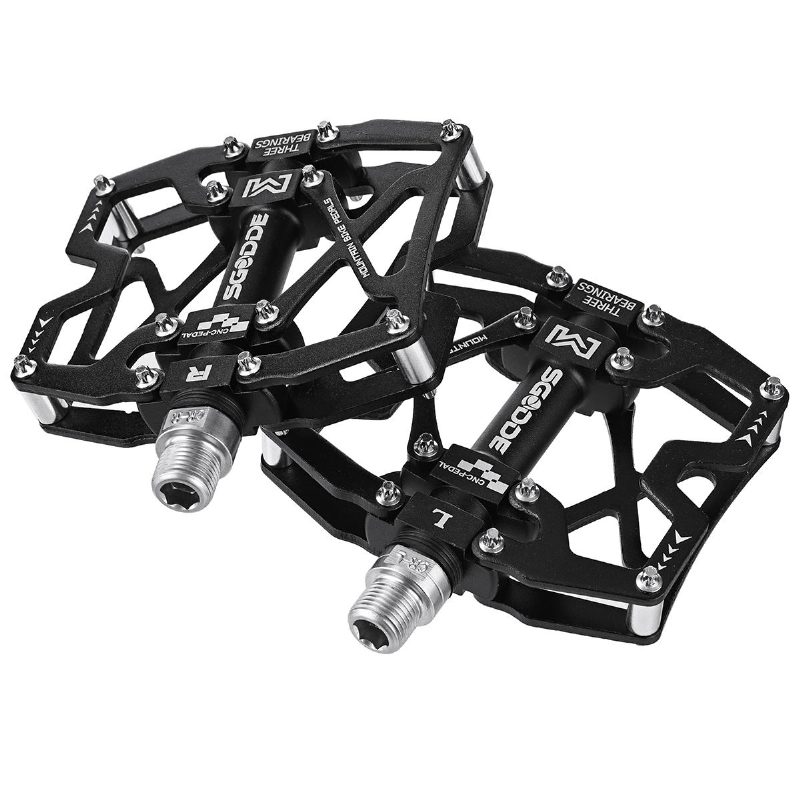 Sgodde 1 Pár Csúszásgátló Kerékpárpedál 3 Csapágyas Alumínium Ötvözet Kerékpáros Kerékpárplatform Kerékpár Pedál Tartozékok Alkatrész Országúti Bmx Mtb Kerékpárhoz