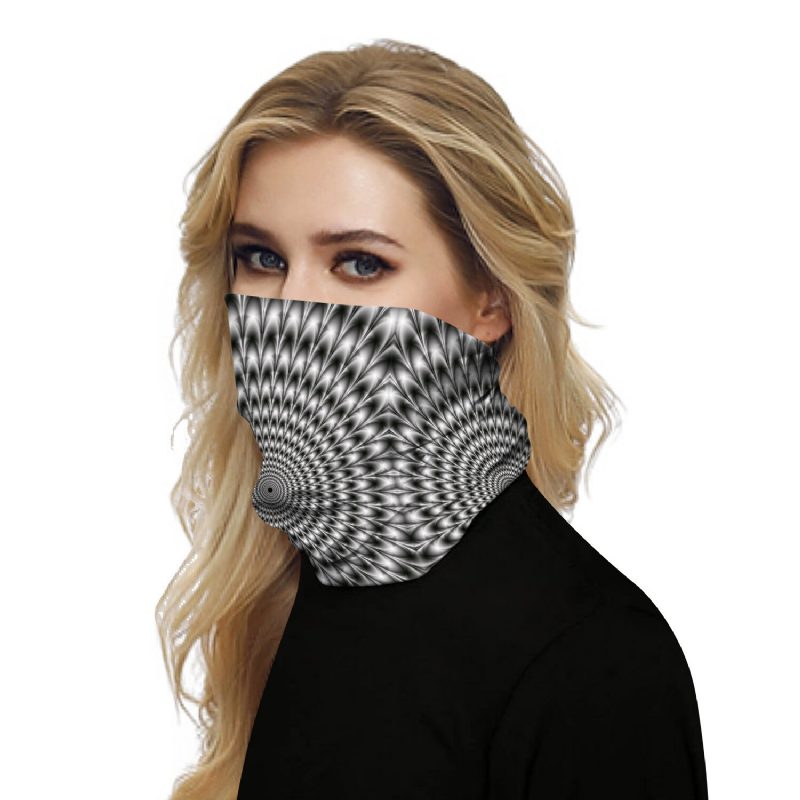 Többszörösen Használható Balaclava Bandana Légáteresztő Uv Védelem Nyak Arcmaszk Kerékpározás Túrázás