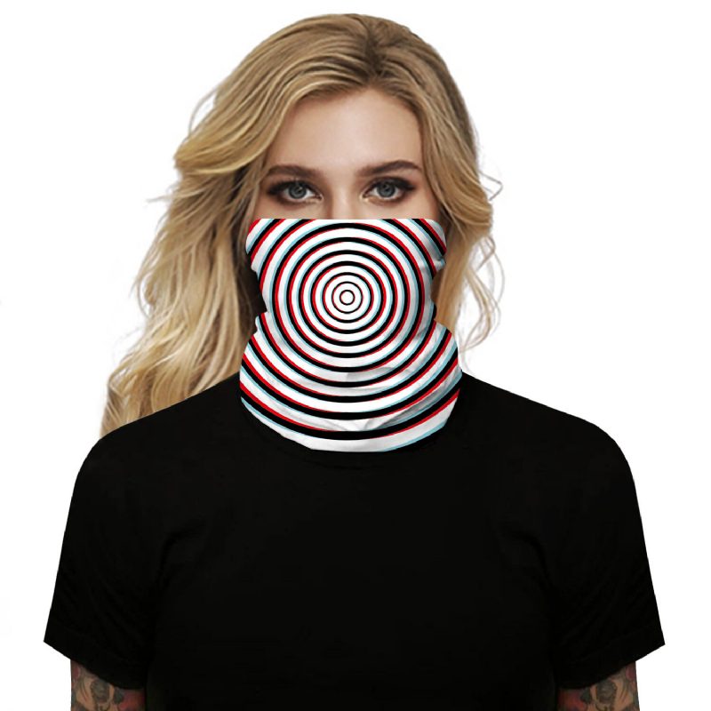 Többszörösen Használható Balaclava Bandana Légáteresztő Uv Védelem Nyak Arcmaszk Kerékpározás Túrázás