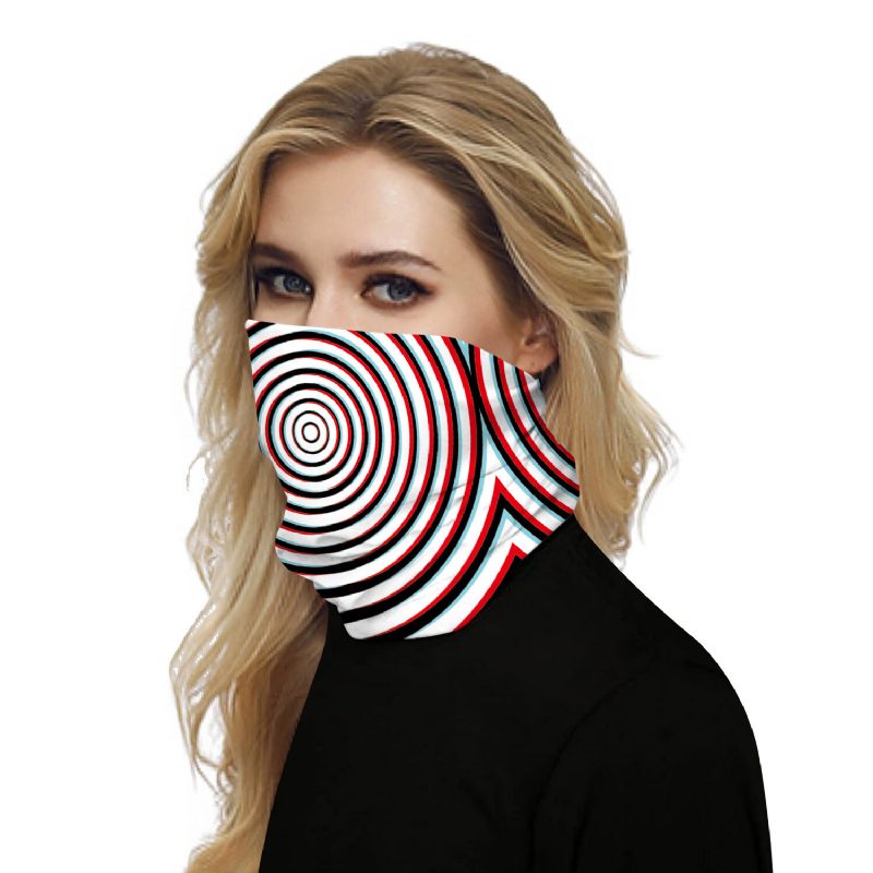 Többszörösen Használható Balaclava Bandana Légáteresztő Uv Védelem Nyak Arcmaszk Kerékpározás Túrázás