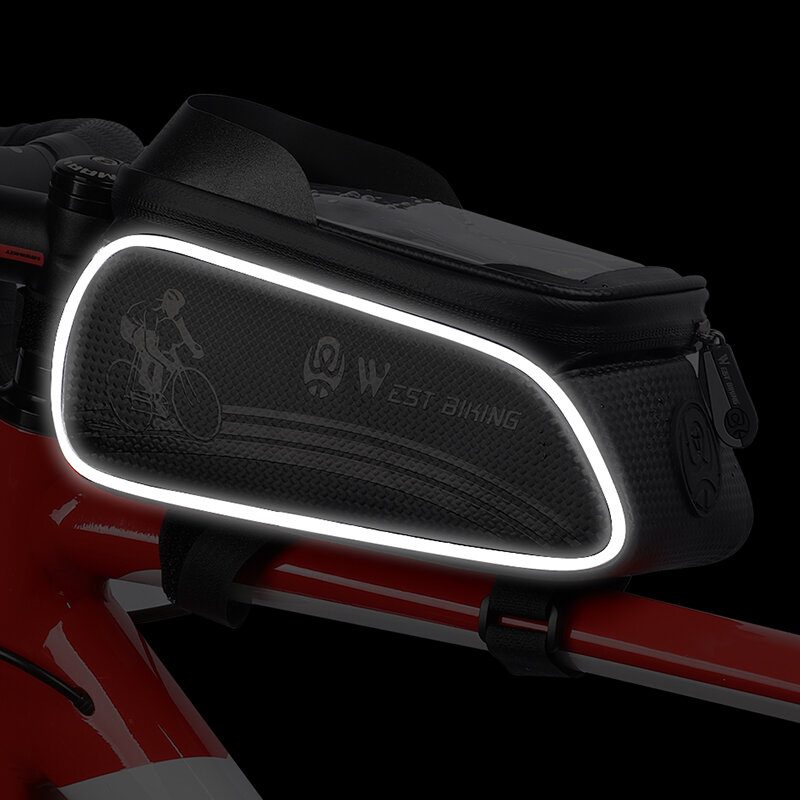 West Biking Kerékpárvázas Táskakészlet Vízálló Érintőképernyős Kerékpáros Táska Gumiabroncs Pry Bar Kerékpárgumi Patch Kit Téli/nyári Arcsál Mtb Országúti Kerékpár Tartozékok