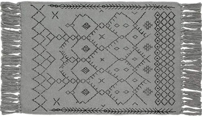 100% Pamut Kézzel Szőtt Kilim Szőnyeg Bojtos Rojtos Területű Hálószoba Nappali Konyhához Mosókonyha Bejáratához
