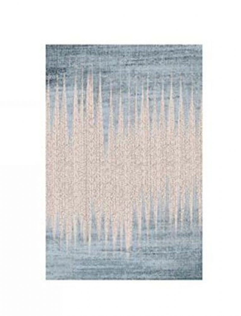 Európai Modern Kortárs Szőnyegek Kék-fehér Akvarell Designer Nappali Étkező Hálószoba Szőnyeg 5' 2" X 7" 5" (160x230cm)