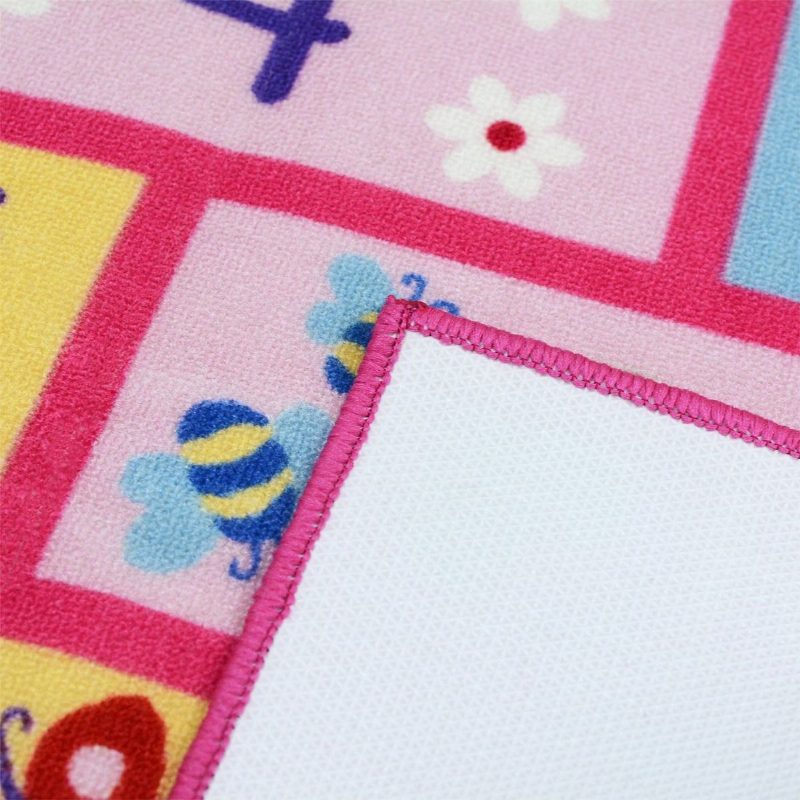 Lakástextildivat Komlószőnyeg Gyerekek Szőnyeg Hálószoba Édes Rózsaszín Szőnyegdesigner Figura Gyermekszőnyegek