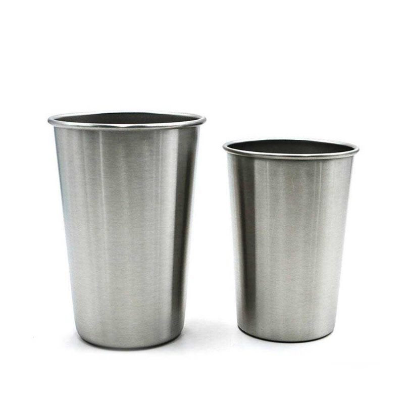 304 Rozsdamentes Acél Csésze Bögre Egyrétegű Italcsésze Tejcsésze 500 Ml Otthoni Konyhai Ivóedény Vízpohár