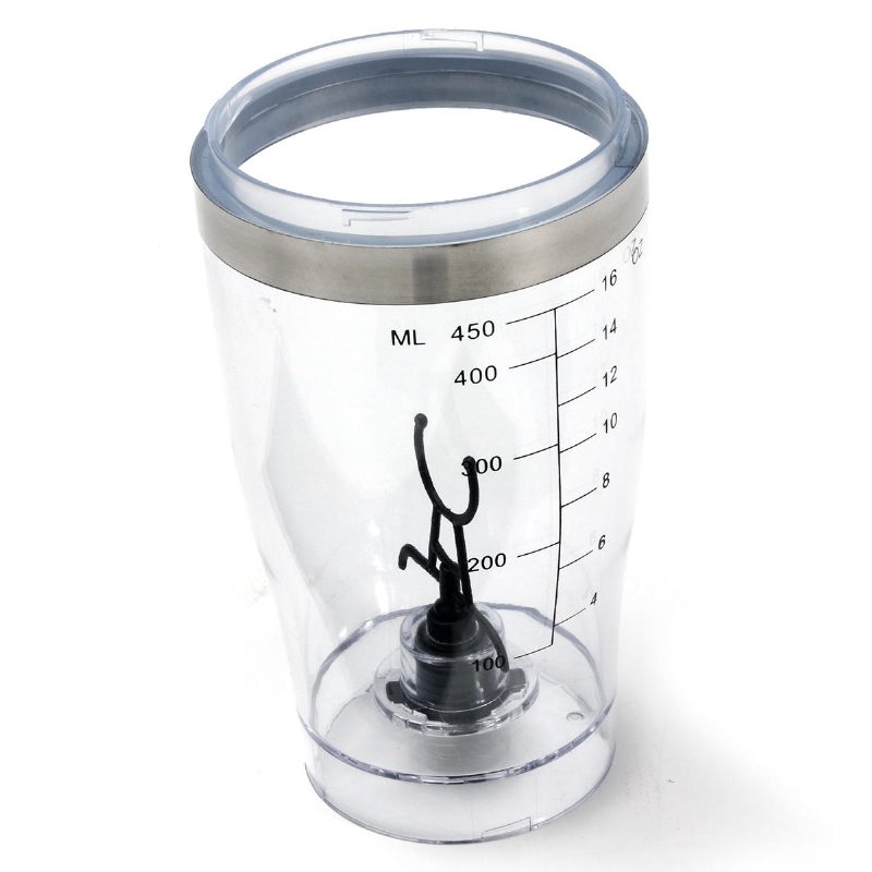 450 Ml Usb Töltő Elektromos Shaker Csésze Turmixgép Levehető Keverőpohár Fitness Fehérjepor Shake