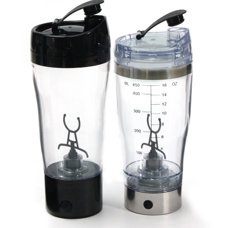 450 Ml Usb Töltő Elektromos Shaker Csésze Turmixgép Levehető Keverőpohár Fitness Fehérjepor Shake