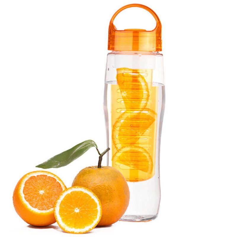 700 Ml-es Sport Műanyag Gyümölcs Infúziós Palackos Csésze Bpa-mentes Szűrős Léfőző