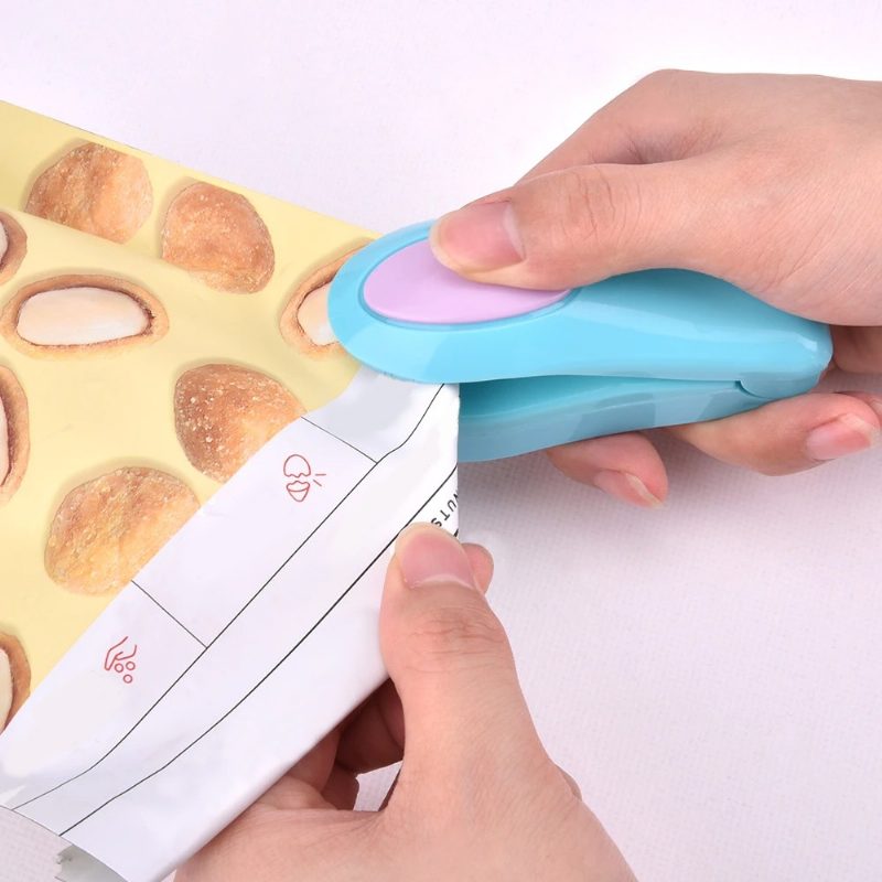 Bag Sealer Élelmiszer Hordozható Mini Clip Heat Snack Gadget