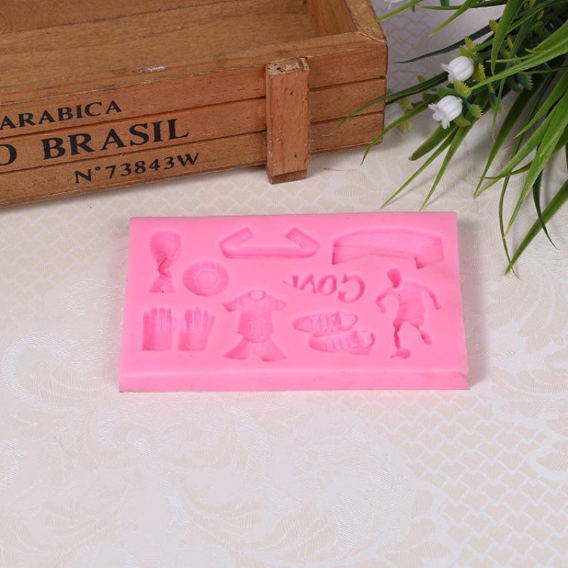 Foci Európa Kupa Szilikon Fondant Szappan 3d Tortasütőforma Cupcake Zselés Cukorka Csokoládé