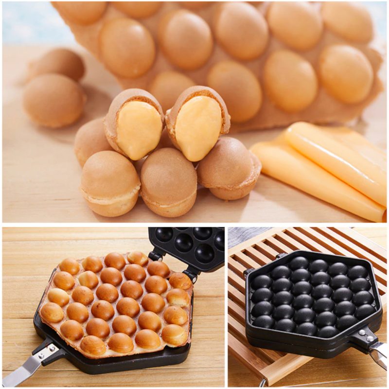 Gofrisütő Mini Kötőgép Magánszemélyek Számára Tojásforma Paninis Hash Browns