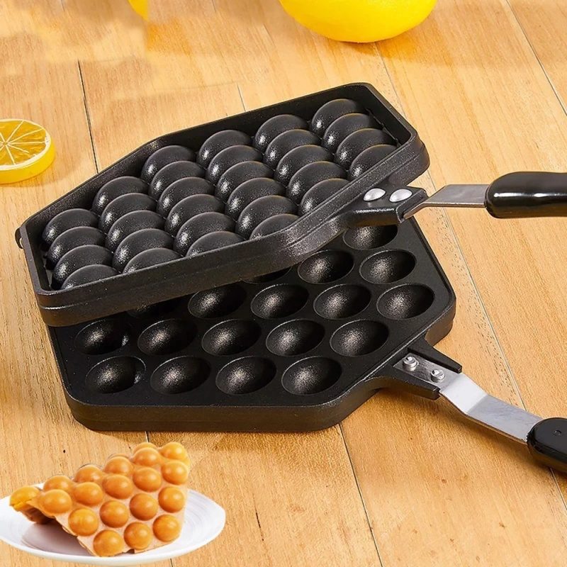 Gofrisütő Mini Kötőgép Magánszemélyek Számára Tojásforma Paninis Hash Browns