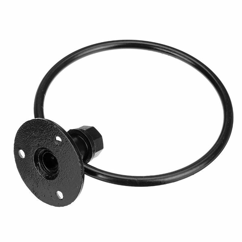 Iron Art Hardver Medál Törölköző Gyűrű Retro Kerek Törölközőtartó Fürdőszobai Polc
