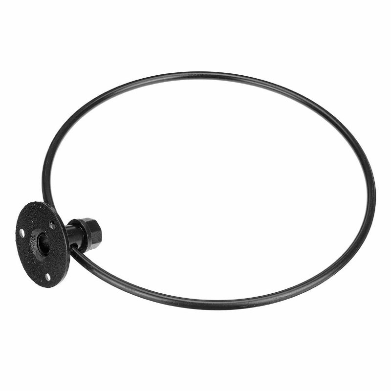 Iron Art Hardver Medál Törölköző Gyűrű Retro Kerek Törölközőtartó Fürdőszobai Polc
