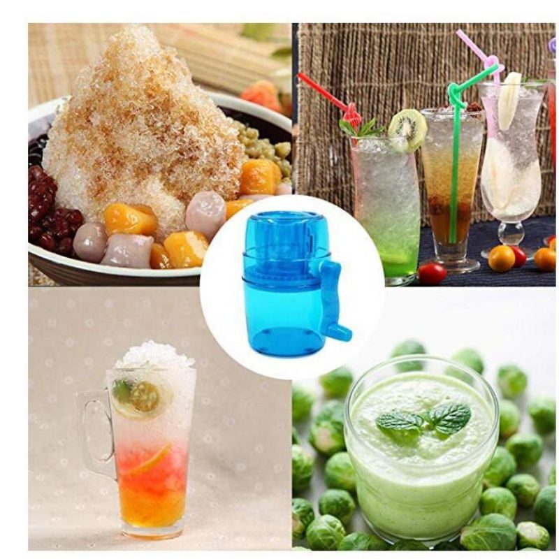 Jégdaráló Kézi Hordozható Készítő Snow Cone Turmix