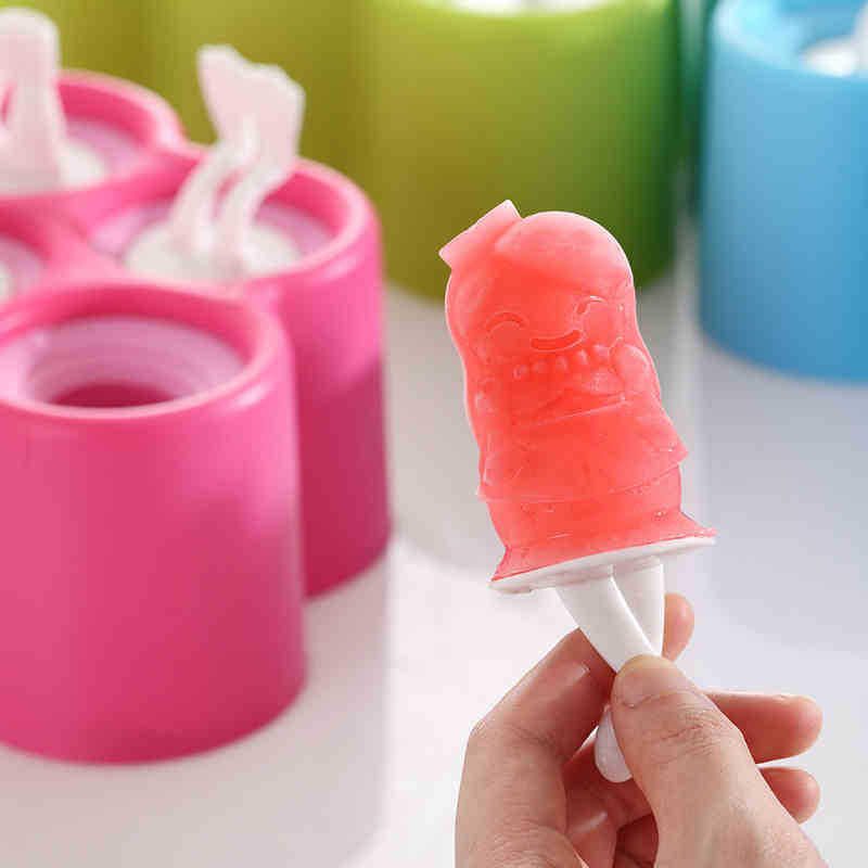 Kc-it06 Diy Szilikon 6 Üreges Hal Alakú Fagylalt Forma Jégkása Pálcika Készítő Konyhai Eszközök