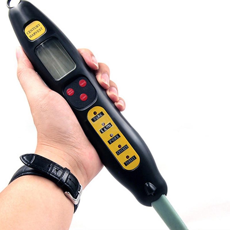 Kch-205 Digitális Élelmiszer-hőmérő Elektromos Vezeték Nélküli Húshőmérő Konyhai Főzőhőmérő Bbq Rozsdamentes Villaszonda
