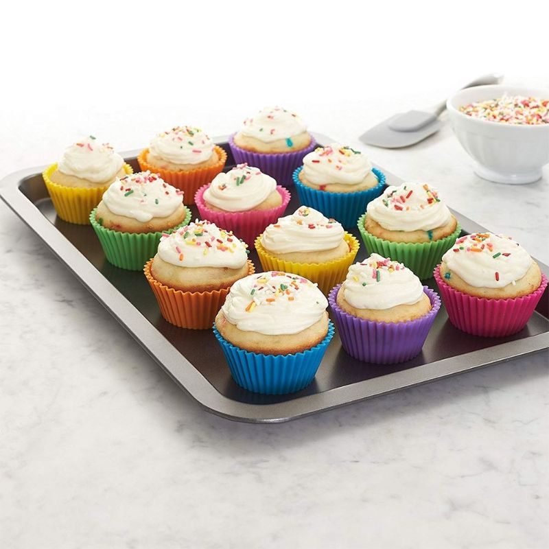 Kerek Alakú Szilikon Tortaforma Muffin Cupcake-hez