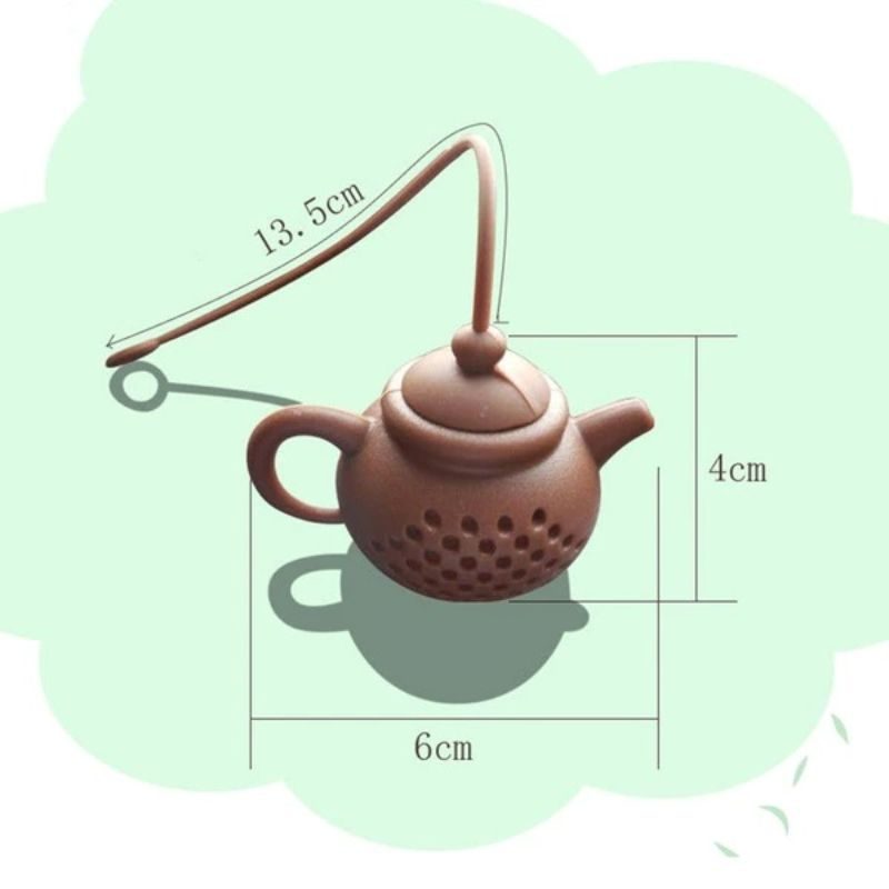 Kreatív Teáskanna Formájú Teainfúziós Szűrő Szilikon