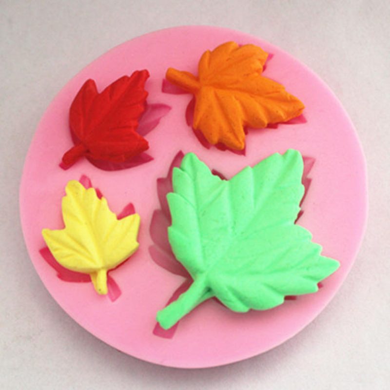 Mapple Leaf Szilikon Fondant Forma Sugarcraft Tortadíszítő
