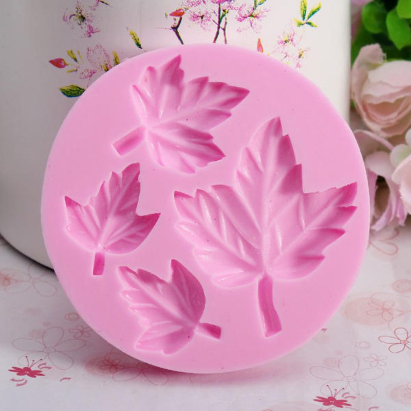 Mapple Leaf Szilikon Fondant Forma Sugarcraft Tortadíszítő