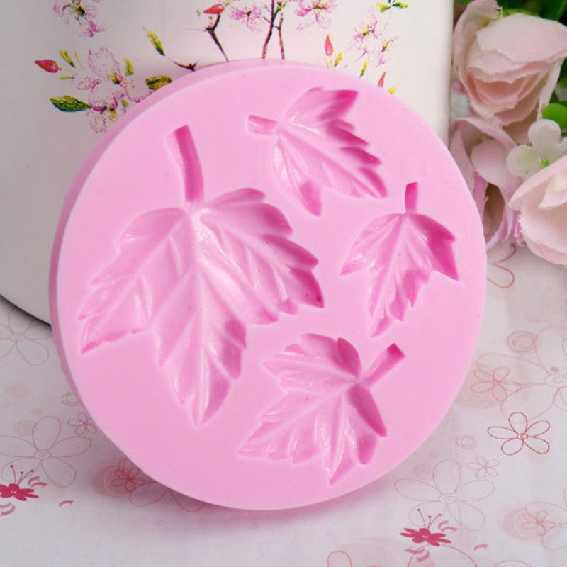 Mapple Leaf Szilikon Fondant Forma Sugarcraft Tortadíszítő