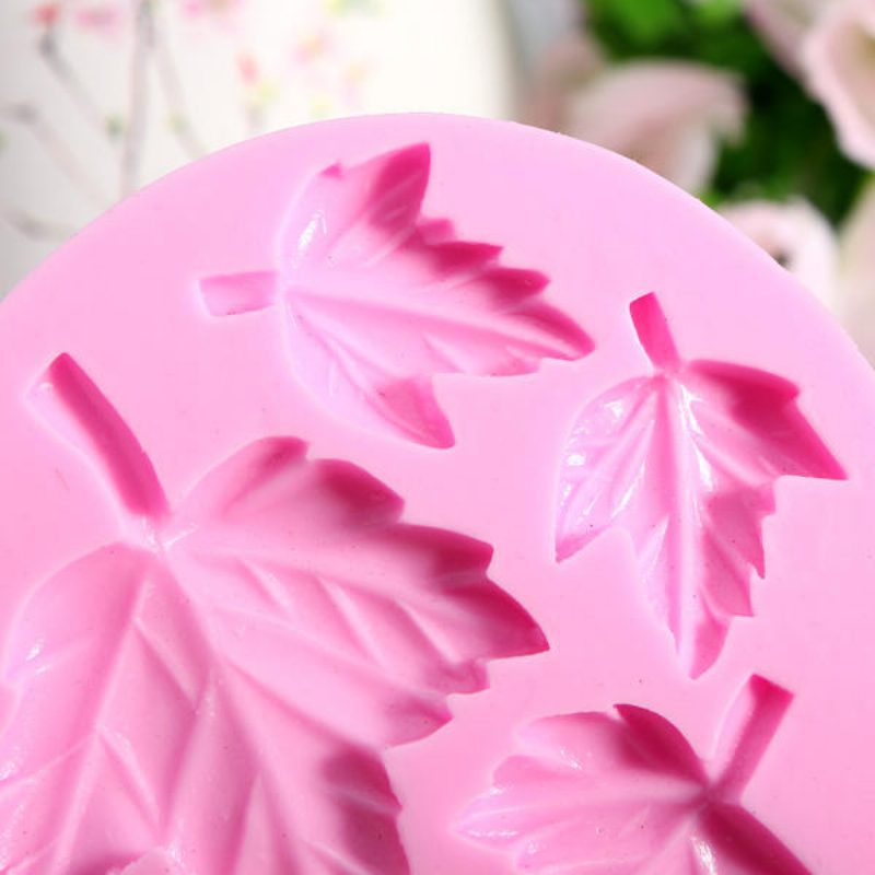 Mapple Leaf Szilikon Fondant Forma Sugarcraft Tortadíszítő