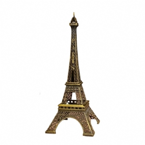 Párizs Eiffel-torony Szobrocska Fém Kézműves Vintage