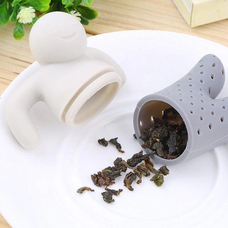 Teaszűrő Szilikon Aranyos Teáskanna Mr Little Man Tea Infuser Szűrő