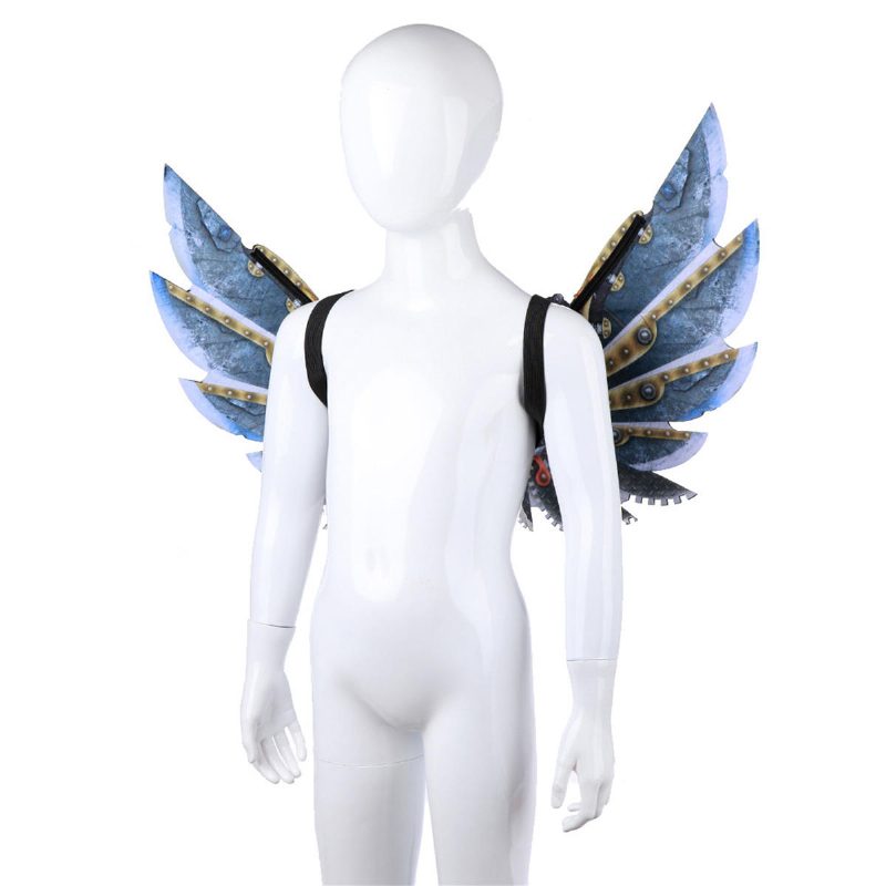 Mardi Gras Steampunk Gear Wings Cosplay Karneváli Parti Unisex Jelmez Szárnytámaszok