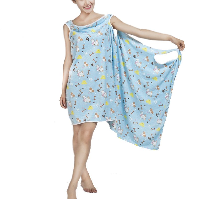 Honana Bx-397 Női Zuhanytörölköző Spa Fürdőköpeny Magic Szuper Nedvszívó