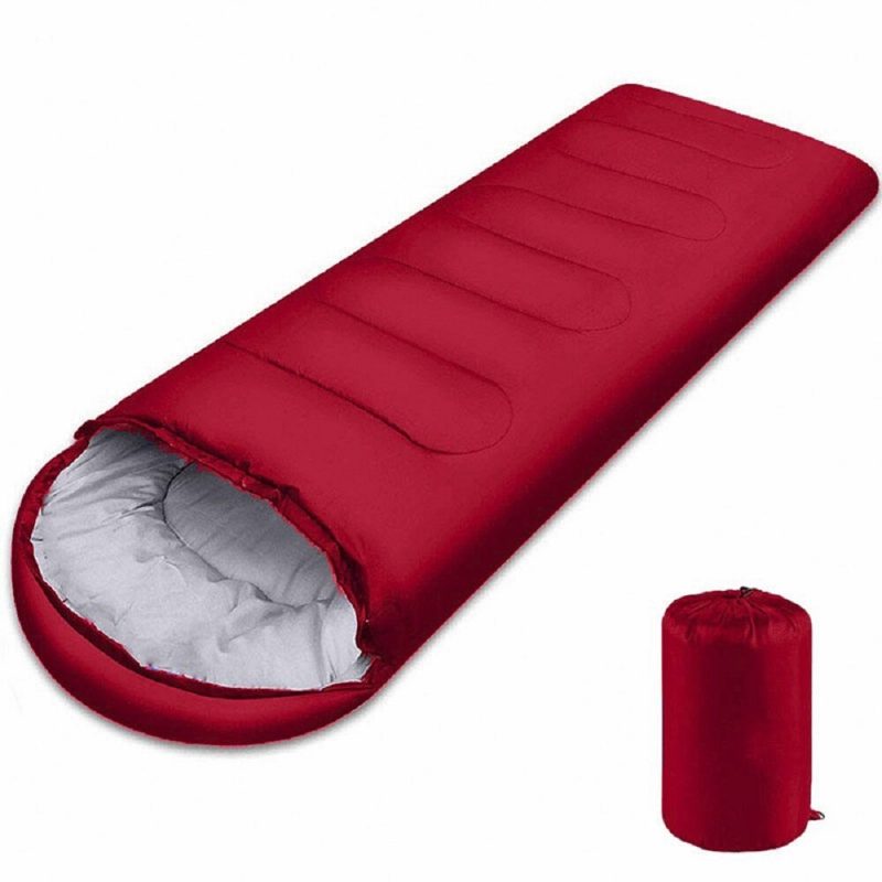 0.65 Kg 4 Évszakos Egyszemélyes Hálózsákok Négyszögletes Borítékos Gyerekeknek Felnőtteknek