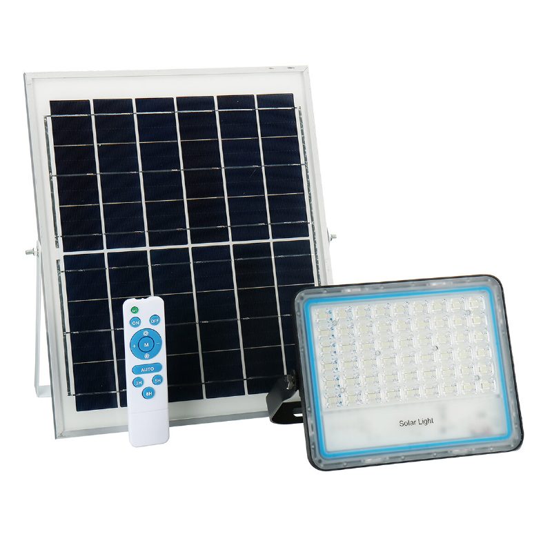 150 W - 400 W Kültéri Távirányítós Lámpa 4 Üzemmódú Vízálló Napelemes Világítás Többfunkciós Kerti