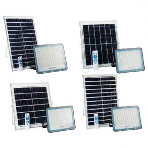 150 W - 400 W Kültéri Távirányítós Lámpa 4 Üzemmódú Vízálló Napelemes Világítás Többfunkciós Kerti
