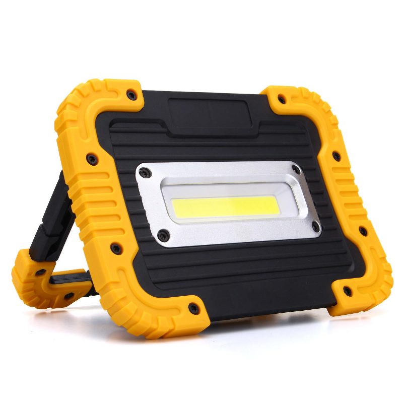 20 Led 10 W 750 Lm Cob Led Munkalámpa Usb Újratölthető Fogantyús Zseblámpa Kültéri Kemping Lámpás