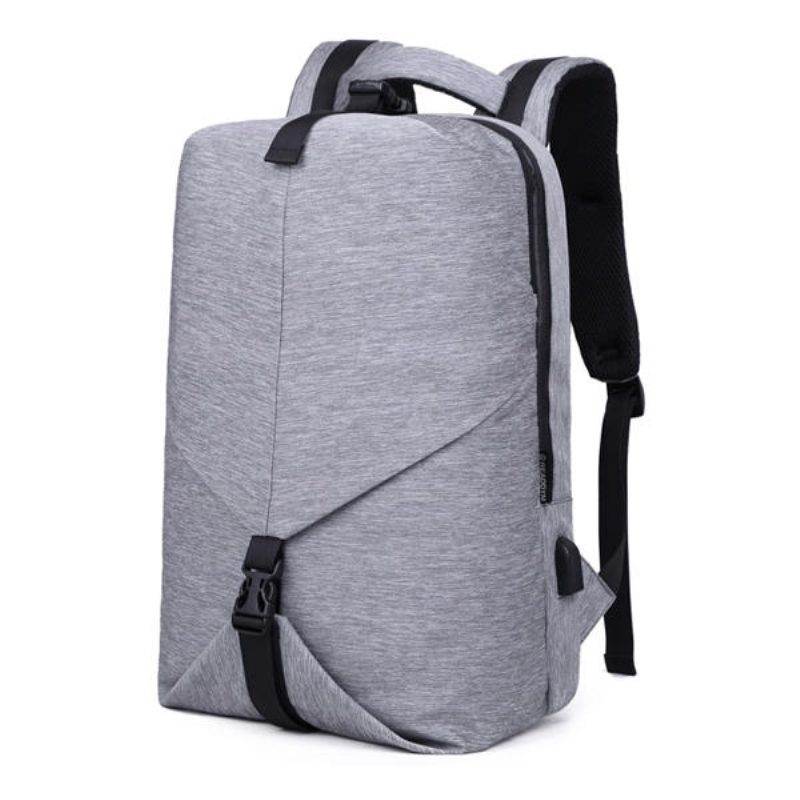 20 Literes Usb Nylon Hátizsák Tinédzser Iskolatáska 15.6 Hüvelykes Laptoptáska Vízálló Válltáska