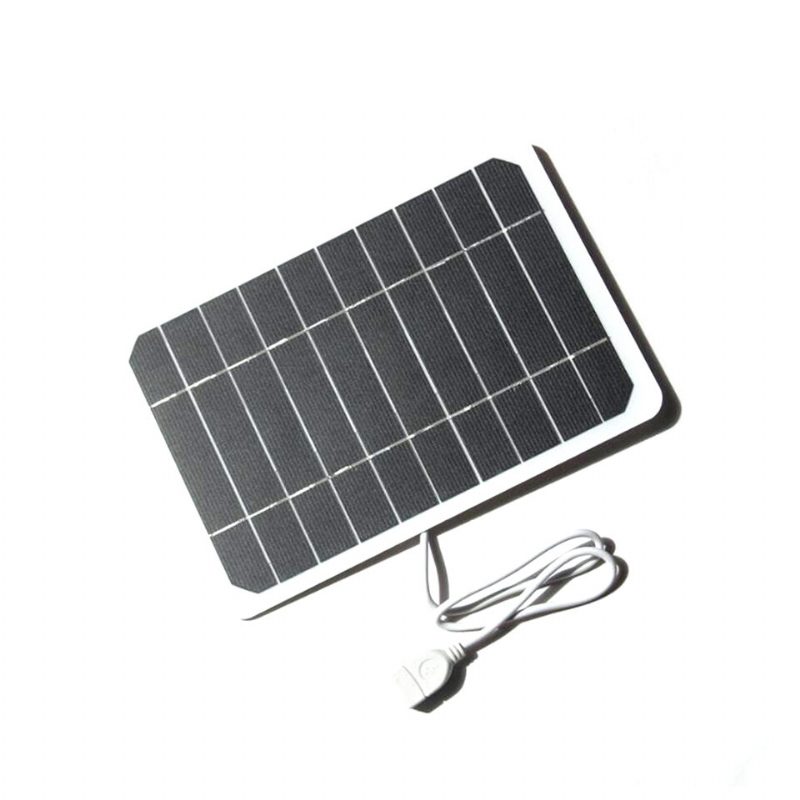 205*140mm 5v 5w Napelem Nagy Teljesítményű Mobiltelefonhoz Usb Napelemes Akkumulátor Töltő Camping