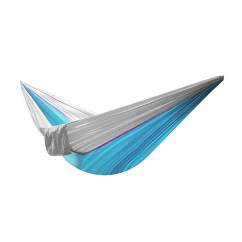 230x90cm 210t Nylon Függőágy Kemping Hinta Hordozható Ejtőernyő Felnőtteknek Kültéri