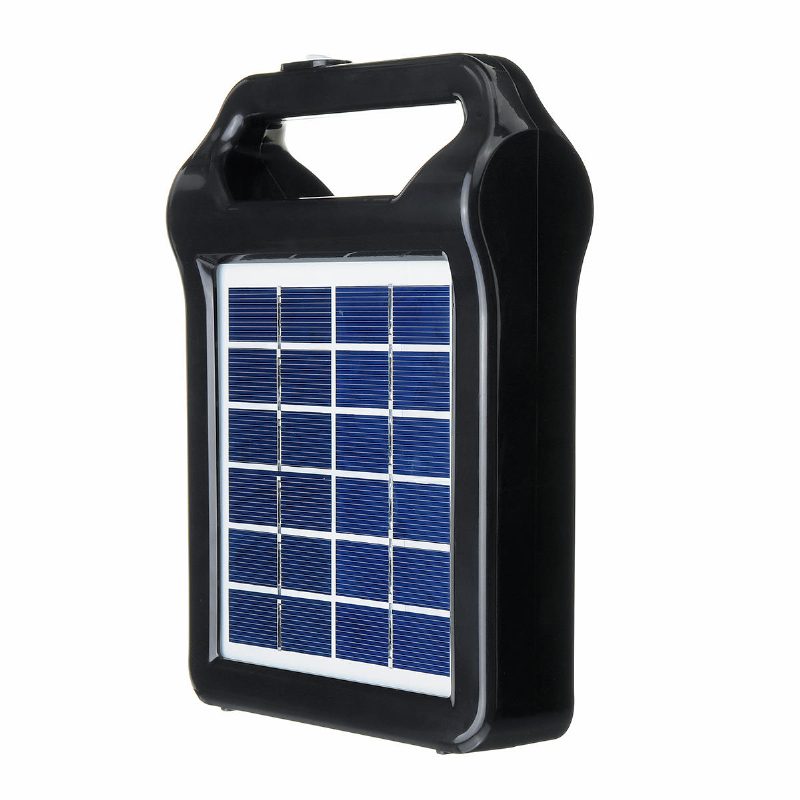 2400 Mah Hordozható Napelemes Töltő Újrafelhasználható Generátor Rendszer Usb Port Lámpa Világítással