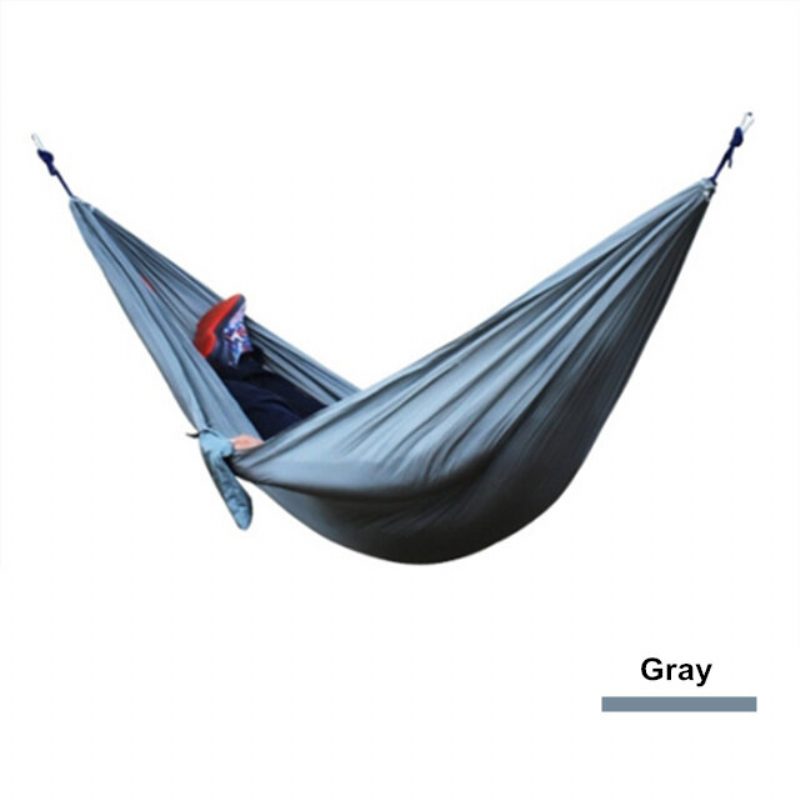 270x140cm Dupla Függőágy 210t Nylon Függő Hintaágy Kültéri Kemping