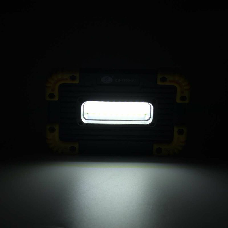 3 Üzemmódú 350 Lm Vízálló Cob Led Reflektor Usb Töltés Kültéri Spot Munkalámpa Kemping Hordozható Keresőlámpa