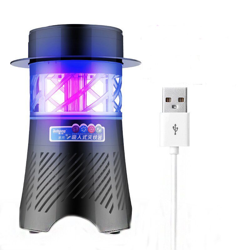 3 W-os Elektronikus Szúnyogirtó Lámpa Usb Rovarölő Kártevő Csapda Kempingezéshez